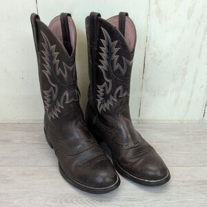 Ariat Heritage Stockman Women's 8B  Western Cowboy Boots Driftwood Brown 29427